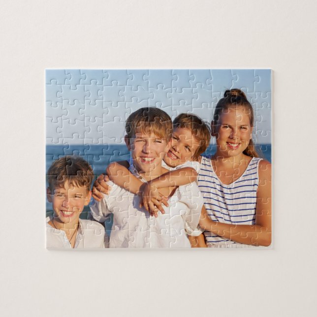 Keepsake Custom Family Photo Jigsaw Puzzle (Horizontal)
