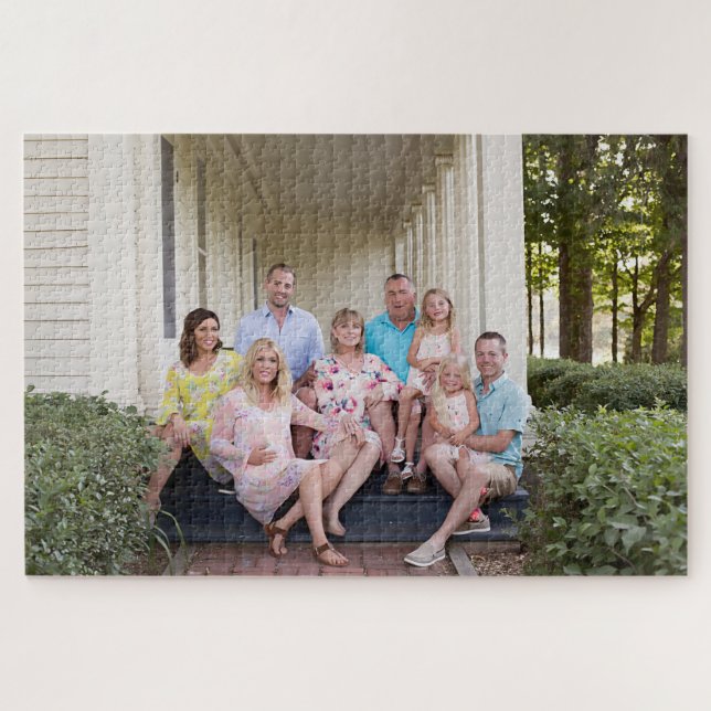 Keepsake Family Photo Jigsaw Puzzle (Horizontal)