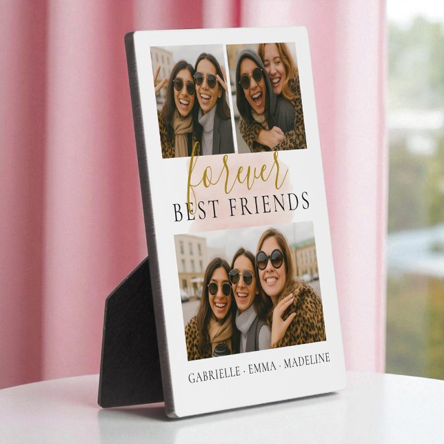 Keepsake Forever Best Friends Photo Collage  Plaque (Creator Uploaded)