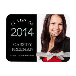 Keepsake Grad Class of 2014 Bling Diamonds Magnet