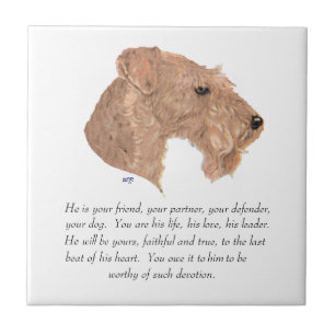 Keepsake, Male Dog Tile