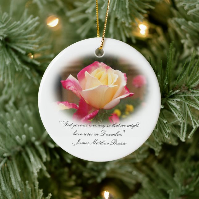 Keepsake Ornament - Roses in December (Tree)
