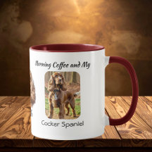 Keepsake Photo Cocker Spaniel Personalise