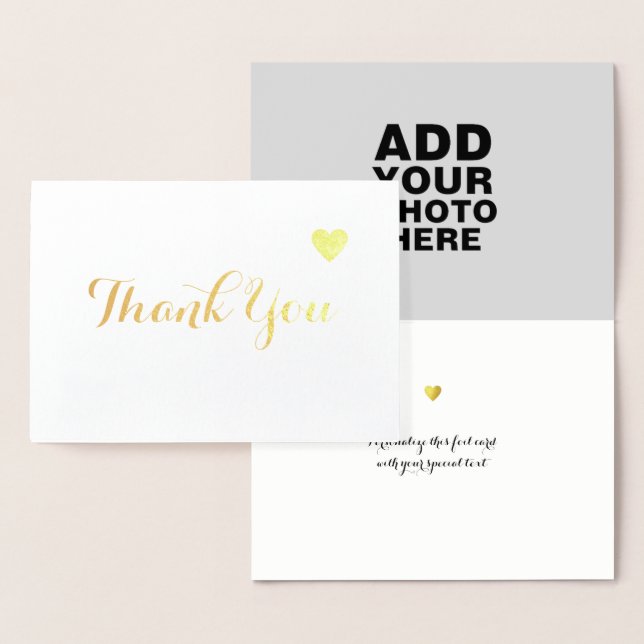 keepsake photography foil card (Display)