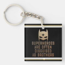 Keepsake Superhero Brother Acrylic Keychain