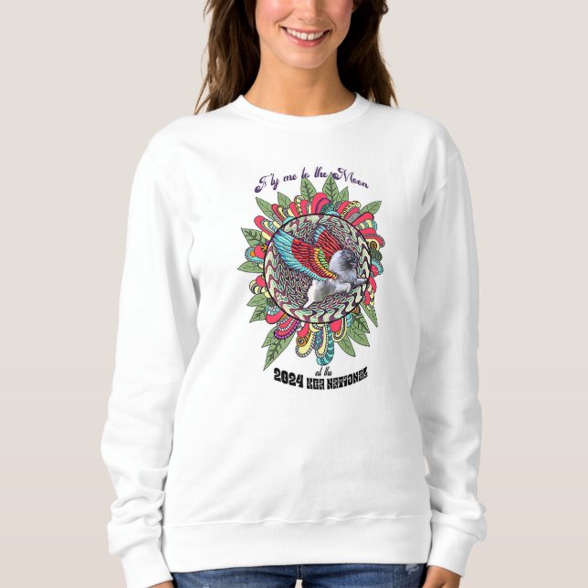 Kees Flying to Moon Sweatshirt  (Front)