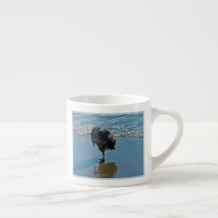 Keeshond Ballet Photograph - Cute Original Dog Art Espresso Cup