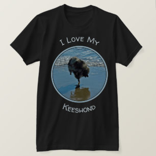 Keeshond Ballet Photograph - Cute Original Dog Art T-Shirt