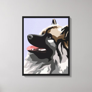 Keeshond Canvas Print