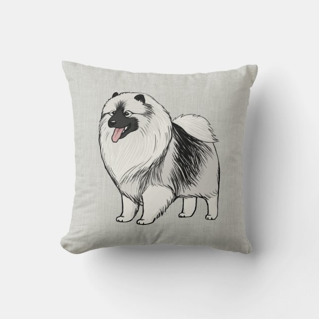 Keeshond Cushion (Front)