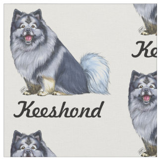 keeshond fabric