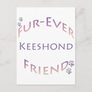 Keeshond Furever Postcard