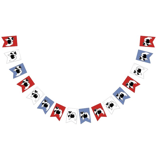 Keeshond Graphics  - Cute Original Dog Art Bunting (All)