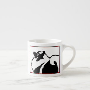 Keeshond Graphics  - Cute Original Dog Art Espresso Cup
