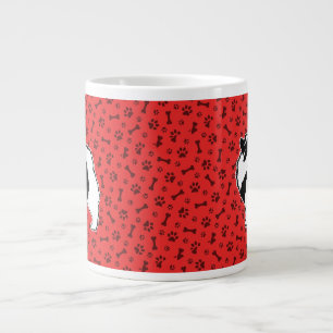 Keeshond Graphics  - Cute Original Dog Art Large Coffee Mug