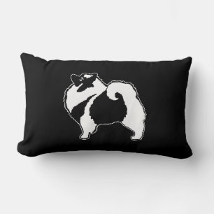 Keeshond Graphics  - Cute Original Dog Art Lumbar Cushion