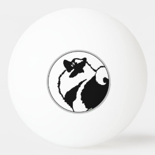 Keeshond Graphics - Cute Original Dog Art Ping Pong Ball