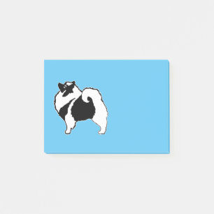 Keeshond Graphics  - Cute Original Dog Art Post-it Notes