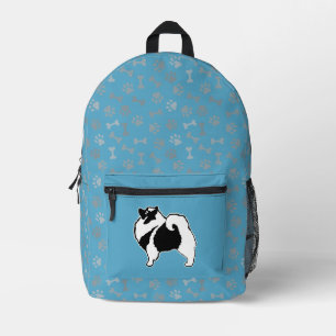 Keeshond Graphics - Cute Original Dog Art Printed Backpack