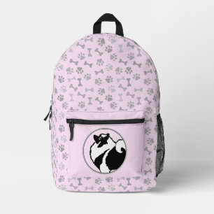 Keeshond Graphics - Cute Original Dog Art Printed Backpack