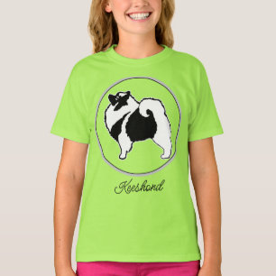 Keeshond Graphics  - Cute Original Dog Art T-Shirt