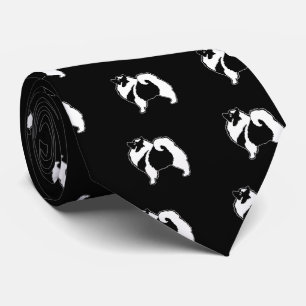 Keeshond Graphics  - Cute Original Dog Art Tie