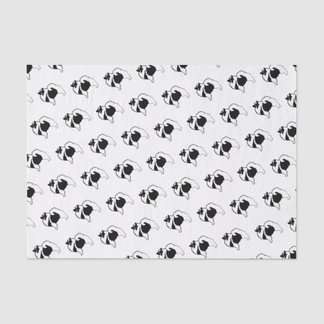 Keeshond Graphics  - Cute Original Dog Art Tissue Paper (Front)