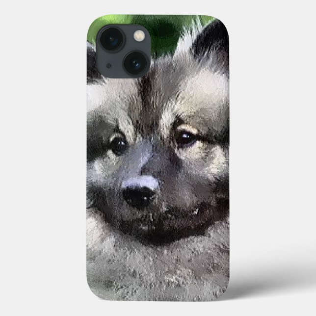 Keeshond Lovers Art Gifts Case-Mate iPhone Case (Back)