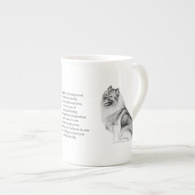 Keeshond Mug (Front Right)
