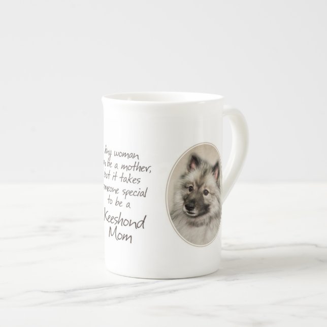 Keeshond Mum Mug (Front Right)