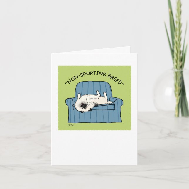 Keeshond "Non-Sporting Breed" Card (Front)