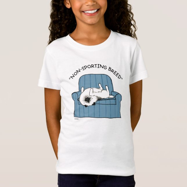 Keeshond "Non-Sporting Breed" T-Shirt (Front)