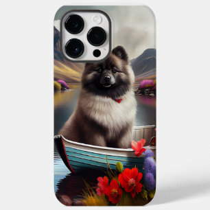 Keeshond on a Paddle: A Scenic Adventure Case-Mate iPhone 14 Pro Max Case