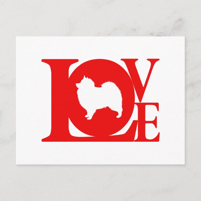 Keeshond Postcard (Front)