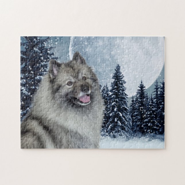 Keeshond Puzzle (Horizontal)