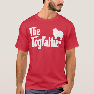 Keeshonden Lover Gift DogFather boy retro T-Shirt
