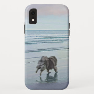 Keeshonds at the Seashore Painting Dog Art Case-Mate iPhone Case