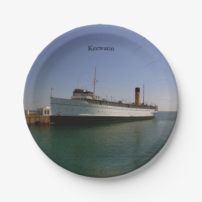 Keewatin paper plate (Front)