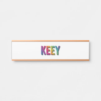 keey plet design  door sign