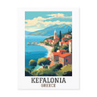 Kefalonia Greece Retro Vintage Travel