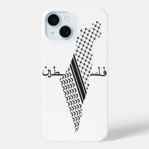 Keffiyeh Palestine Pattern Map iPhone 15 Case