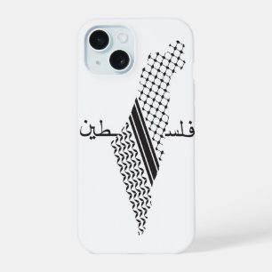 Keffiyeh Palestine Pattern Map iPhone 15 Case
