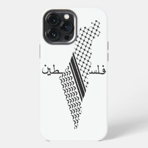 Keffiyeh Palestine Pattern Map iPhone 13 Pro Max Case