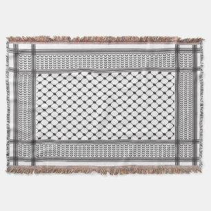 Keffiyeh Palestine Pattern Throw Blanket