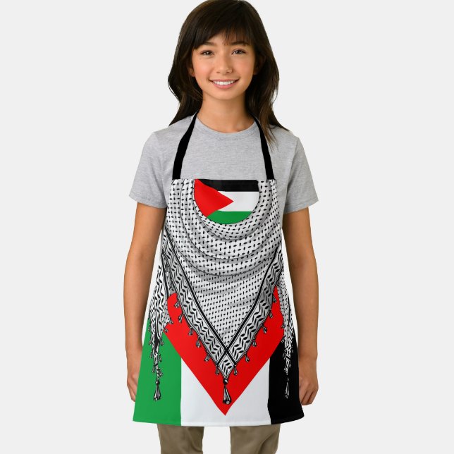 Keffiyeh Palestinian Scarf Traditional Fabric Apron (Insitu)