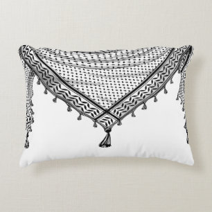 Keffiyeh Palestinian Scarf Traditional Fabric Decorative Cushion