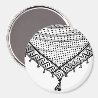 Keffiyeh Palestinian Scarf Traditional Fabric Magnet