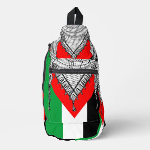 Keffiyeh Palestinian Scarf Traditional Fabric Sling Bag