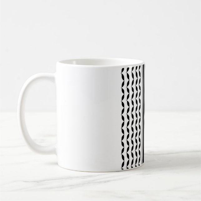 Keffiyeh Print  Coffee Mug (Left)