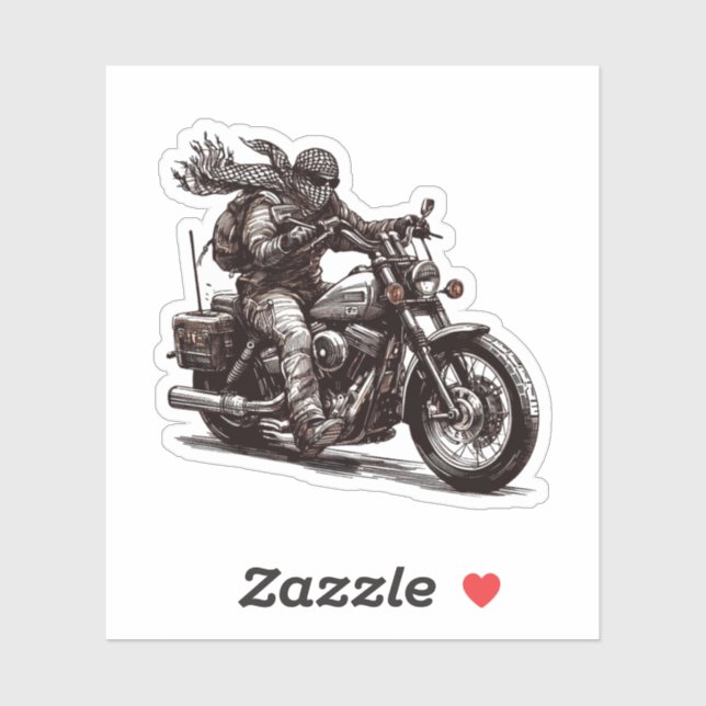 KEFFIYEH RIDER STICKER (Sheet)